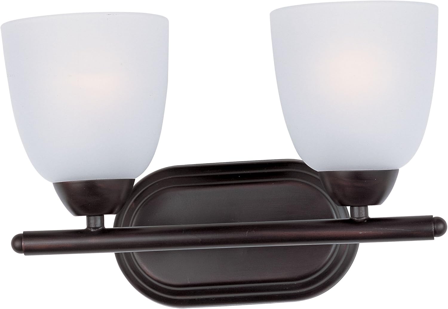 Maxim Axis-2 Light Transitional Bath Vanity in Transitional style-13 Inches Wide by 8.5 inches high-Oil Rubbed Bronze Finish