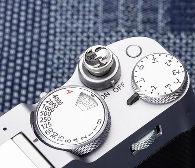 Amazon | 金属製カメラシャッターボタン レリーズボタン Fujifilm