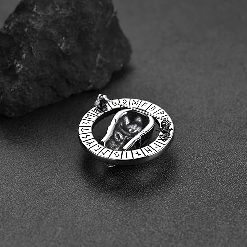 Vista 33 de FaithHeart Broches para mujer, diseño de calavera punk/araña/cuernos con delicado embalaje de regalo