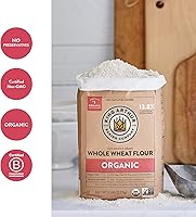 Vista 5 de King Arthur, 100% Organic Whole Wheat Flour, 100% Whole Grain, Non-GMO Project Verified, 2 Pounds (Pack of 12)
