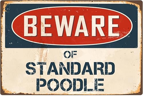 Beware Of VS405 - Letrero de metal retro de aluminio vintage de 8 x 12 pulgadas