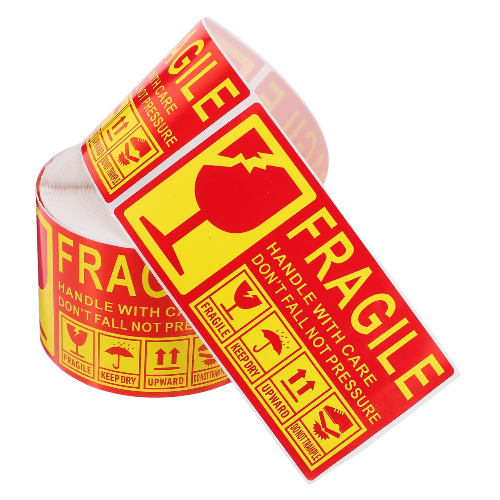 Homoyoyo Package Warning Labels 300pcs Carton Fragile Stickers 13x7cm for Adhesive Protection