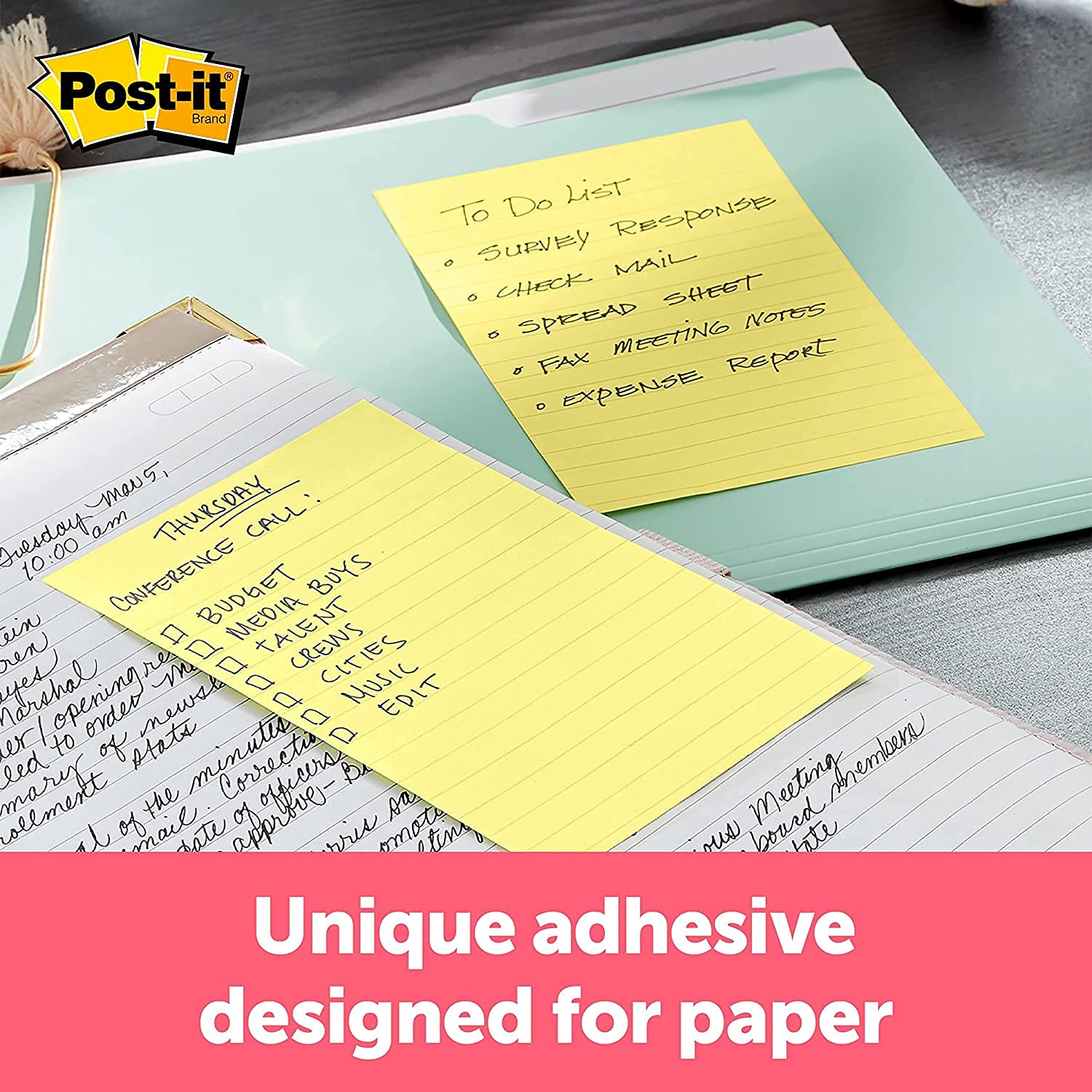 Post-it Note, 1000 fogli, 10 pezzi, colori assortiti, 10 pastiglie