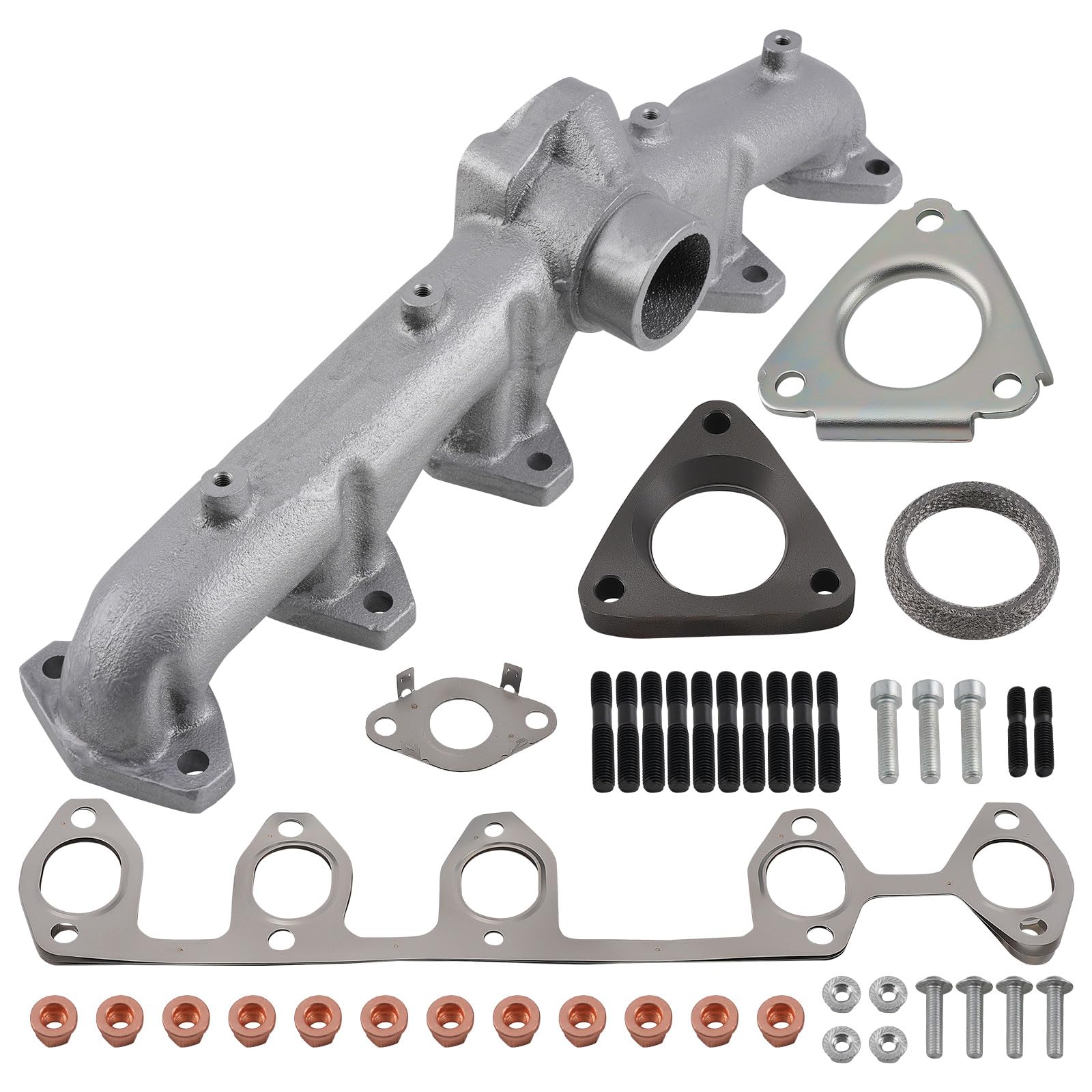 maXpeedingrods Abgaskrümmer for VW Transporter V T5 2.5 TDI 070253031F Dichtungsatz Diesel