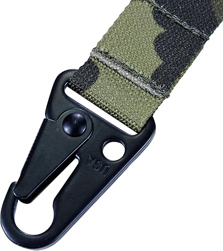 Miniatura 38 de Clip de engranaje táctico Gancho de choque Mosquetón colgante T-Mount MOLLE Webbing Cinturón de batalla Clip Metal Llavero Chaleco Accesorios Mc