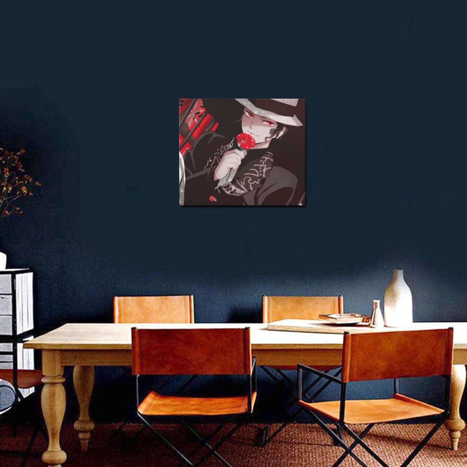 Amazon.co.jp: 鬼舞辻 無惨9 アート パネル 現代油絵 アート