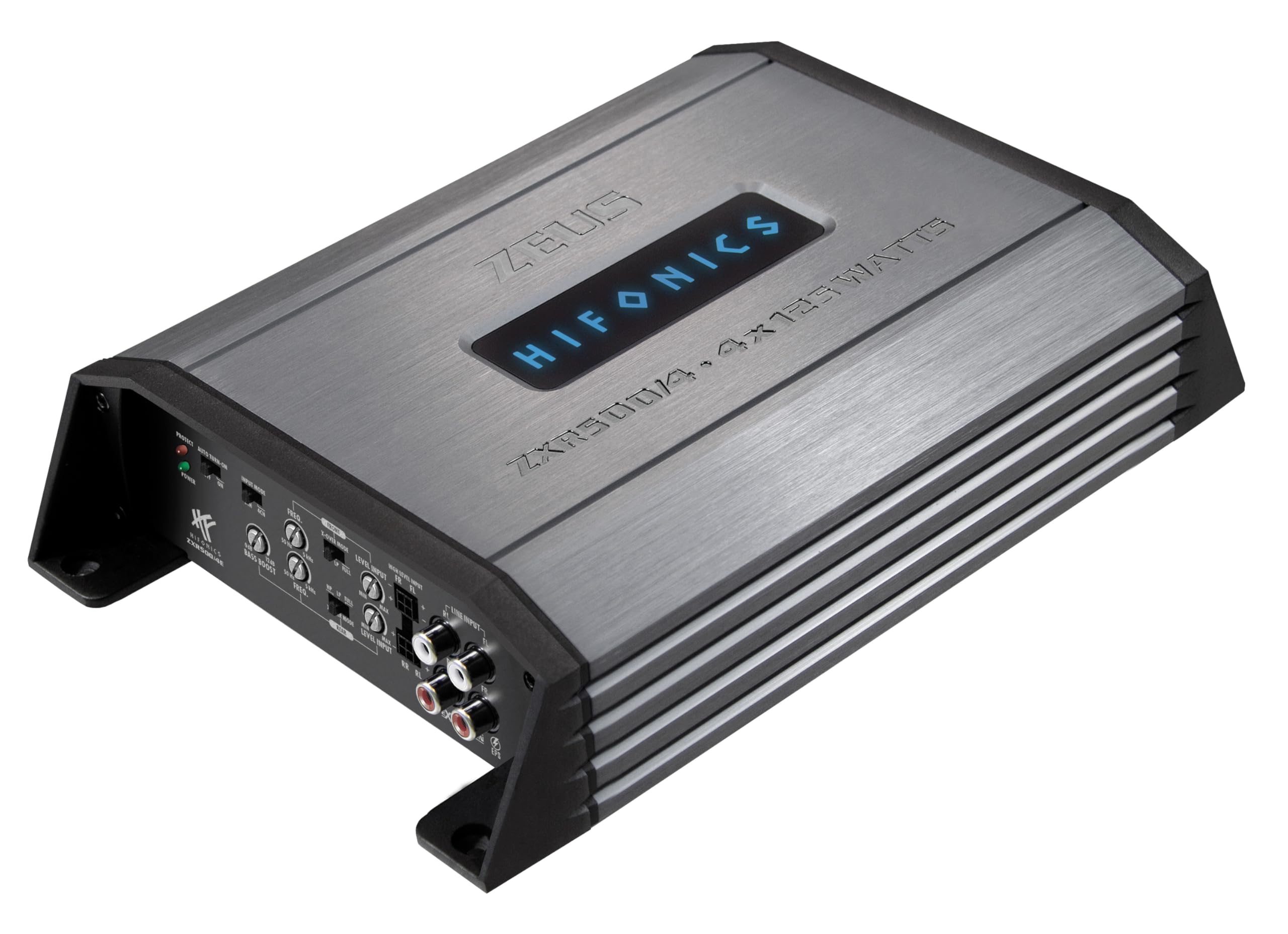 HiFonics ZXR500/4E - 4-Kanal CLASS D Premium Digital Compact Verstärker mit 500 Watt RMS | ZEUS EXPANSION SERIE