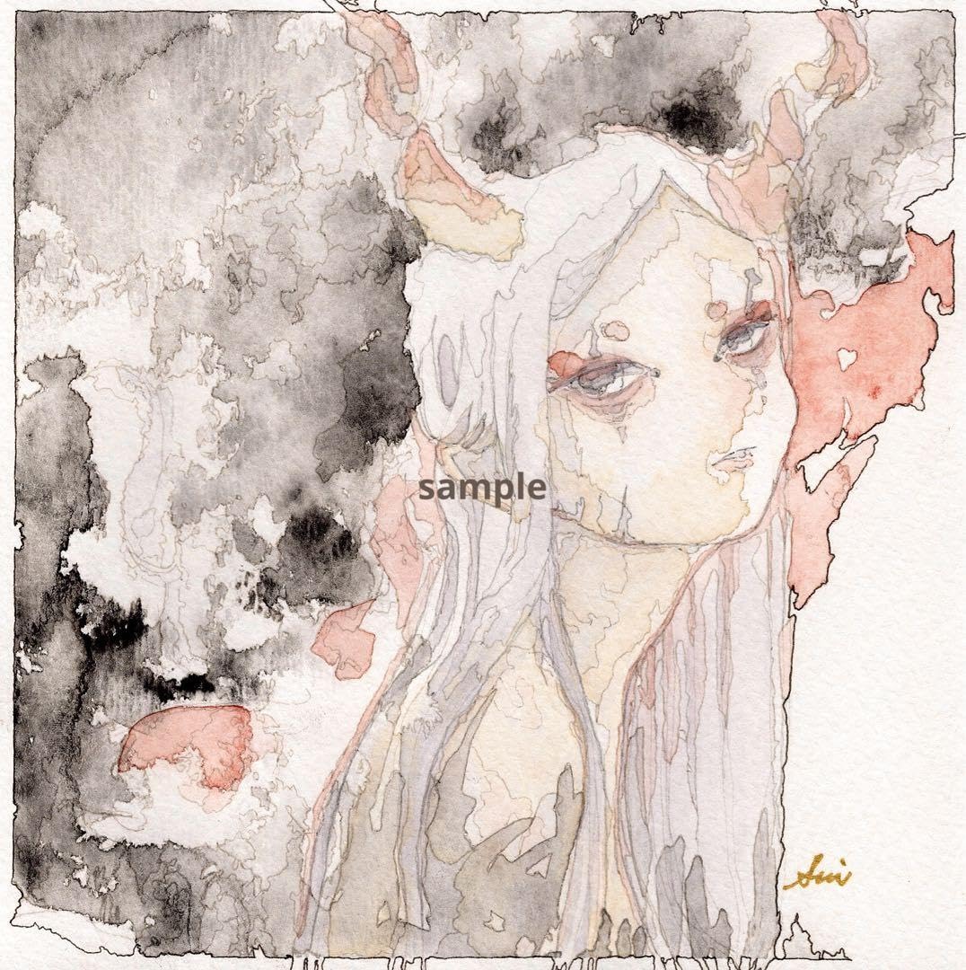 専用原画絵画水彩画ドローイング美人画