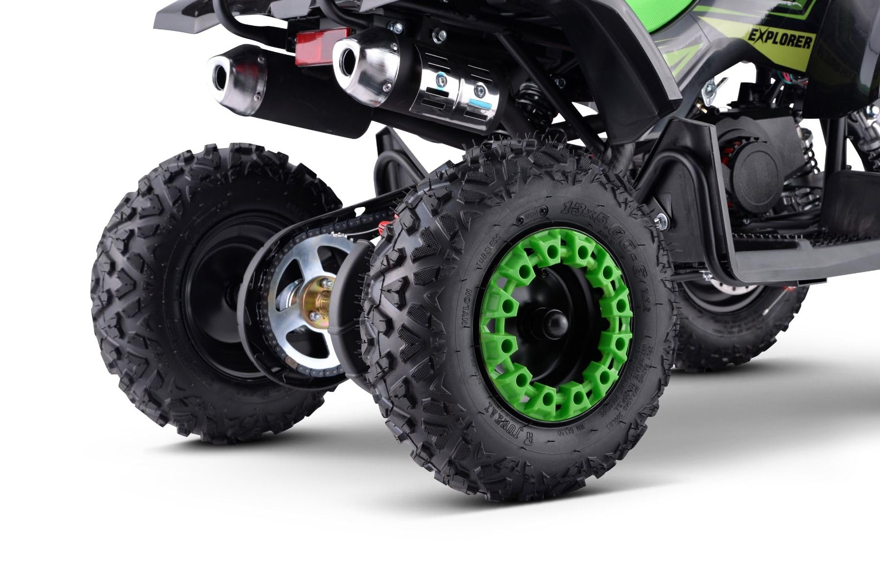 ATV - Mini Quad per bambini Beneo Motors Explorer verde - 50cc