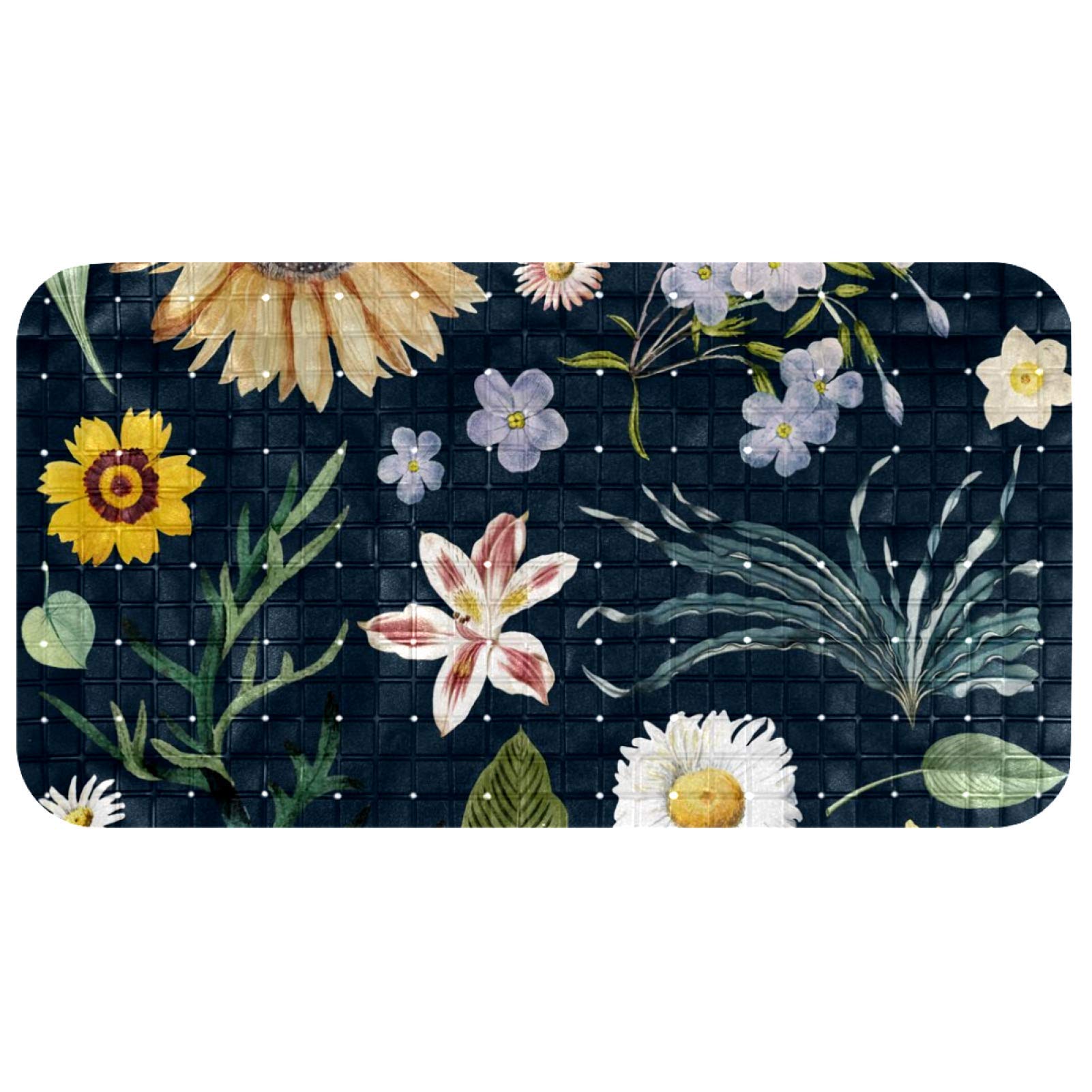Tapis de bain non toxique Bennigiry pour éviter les glissades de bébé