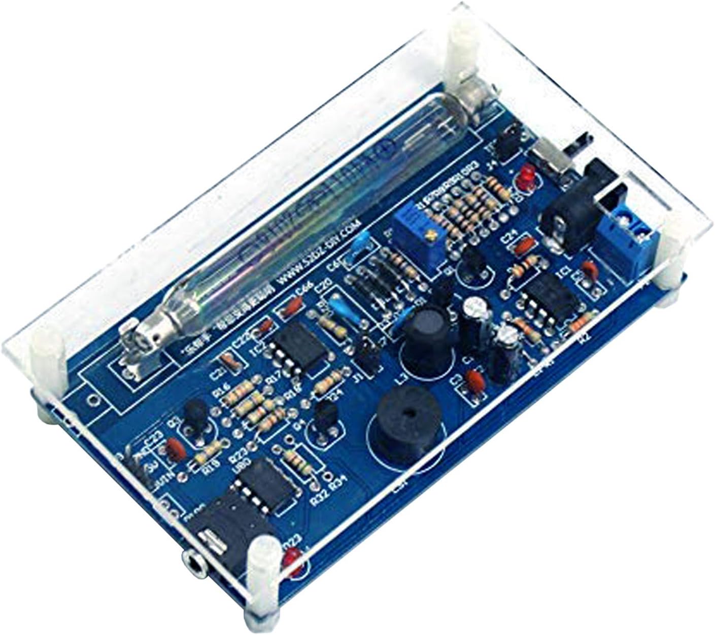 DDIY Finished Geiger Counter Electronics Kit Welding Project Practice Kit Nuclear Radiation Detector Miller Tube Assembly Finished Product