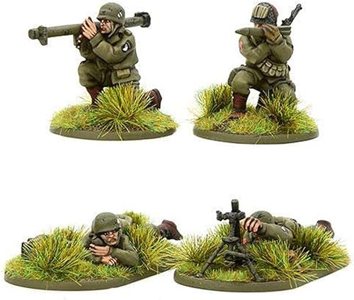 Warlord Games Bolt Action Bazooka aerotransportado de los Estados Unidos & equipos de mortero ligero (1944-45)