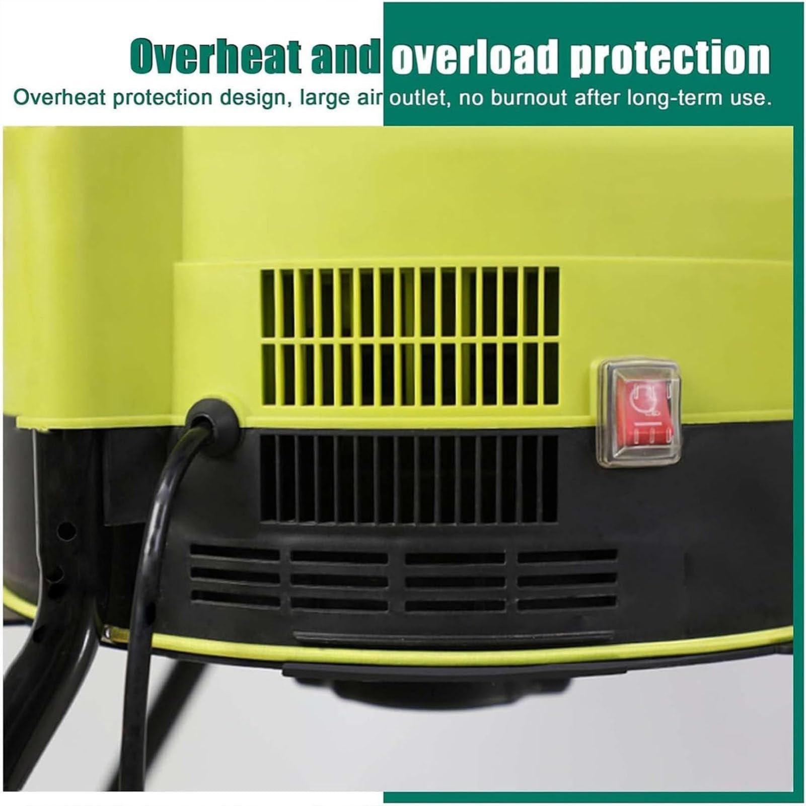 Broyeur de feuilles de jardin 2500 W, broyeur de feuilles électrique sans lames + pulvérisateur, broyeur électrique 8000 tr/min, déchiquetage jusqu'à 55 gallons de feuilles par minute, avec sac de