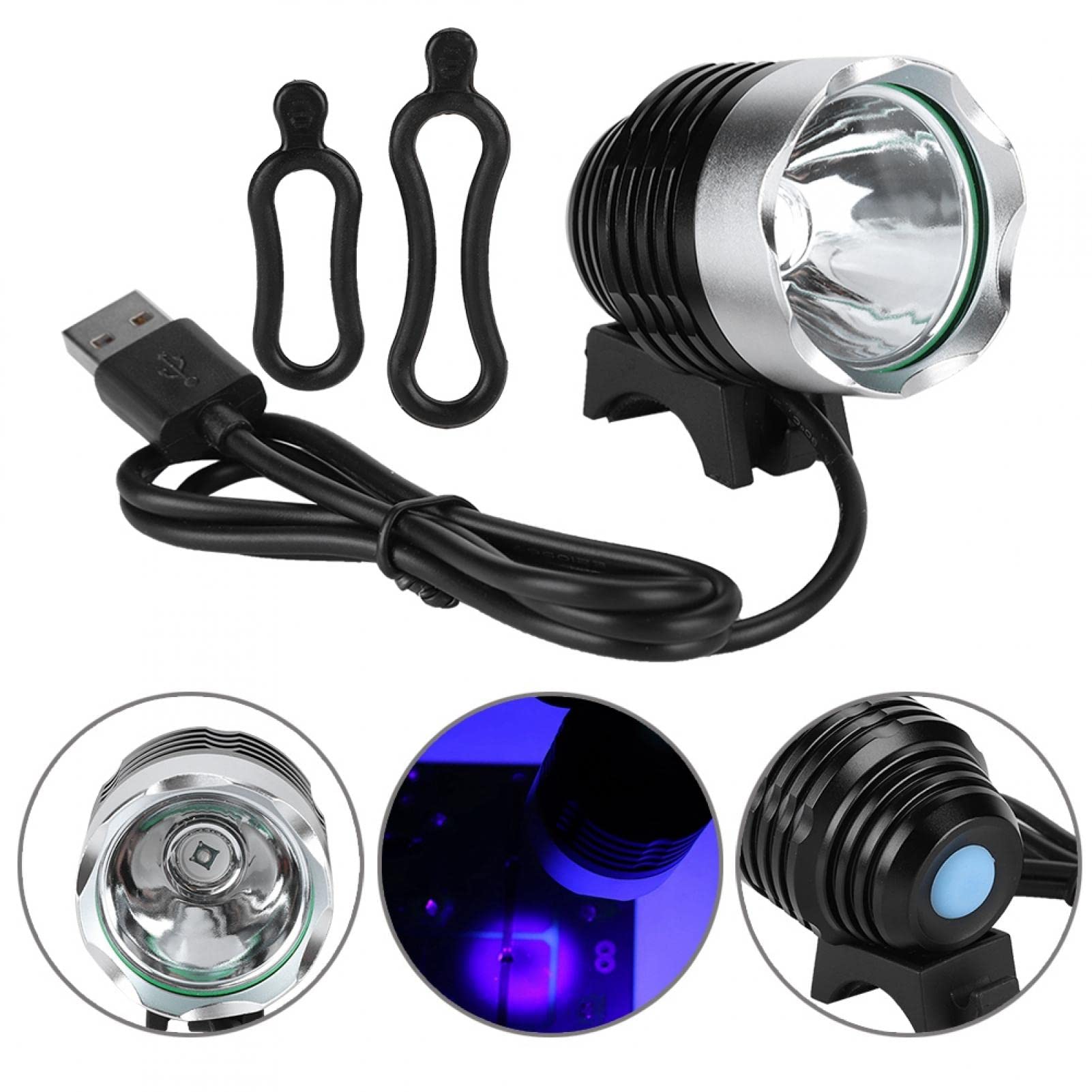 Elprico 9W USB lumière ultraviolette, Mini lampe UV lumière de polymérisation UV UV colle durcissement lampe LED pour réparation de puce de téléphone portable IC