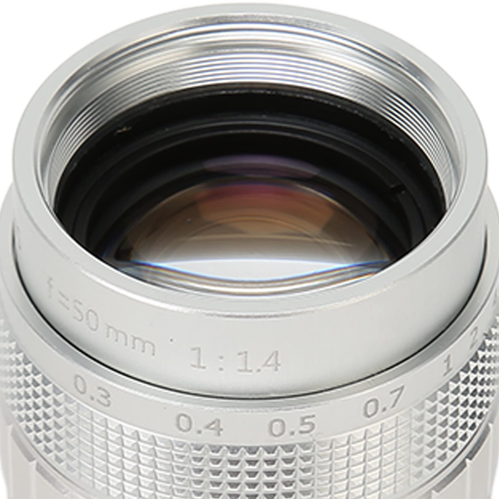 50 mm F1.4 Duża apertura manualna obiektyw Focus, ręczna regulacja HD 2/3 -calowa obiektyw FA Focus Camalens do krajobrazu, martwej żywotności, podróży i fotografii makro.