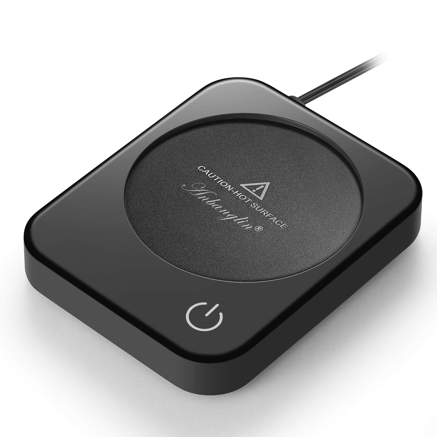 Coffee Mug Warmer, Smart Cup Warmer for Desk, 3 Temperature Control & Auto Shut Off, Electric Cup Warmer for Heating Milk,Tea,Beverage,Candle (Black-No Mug)