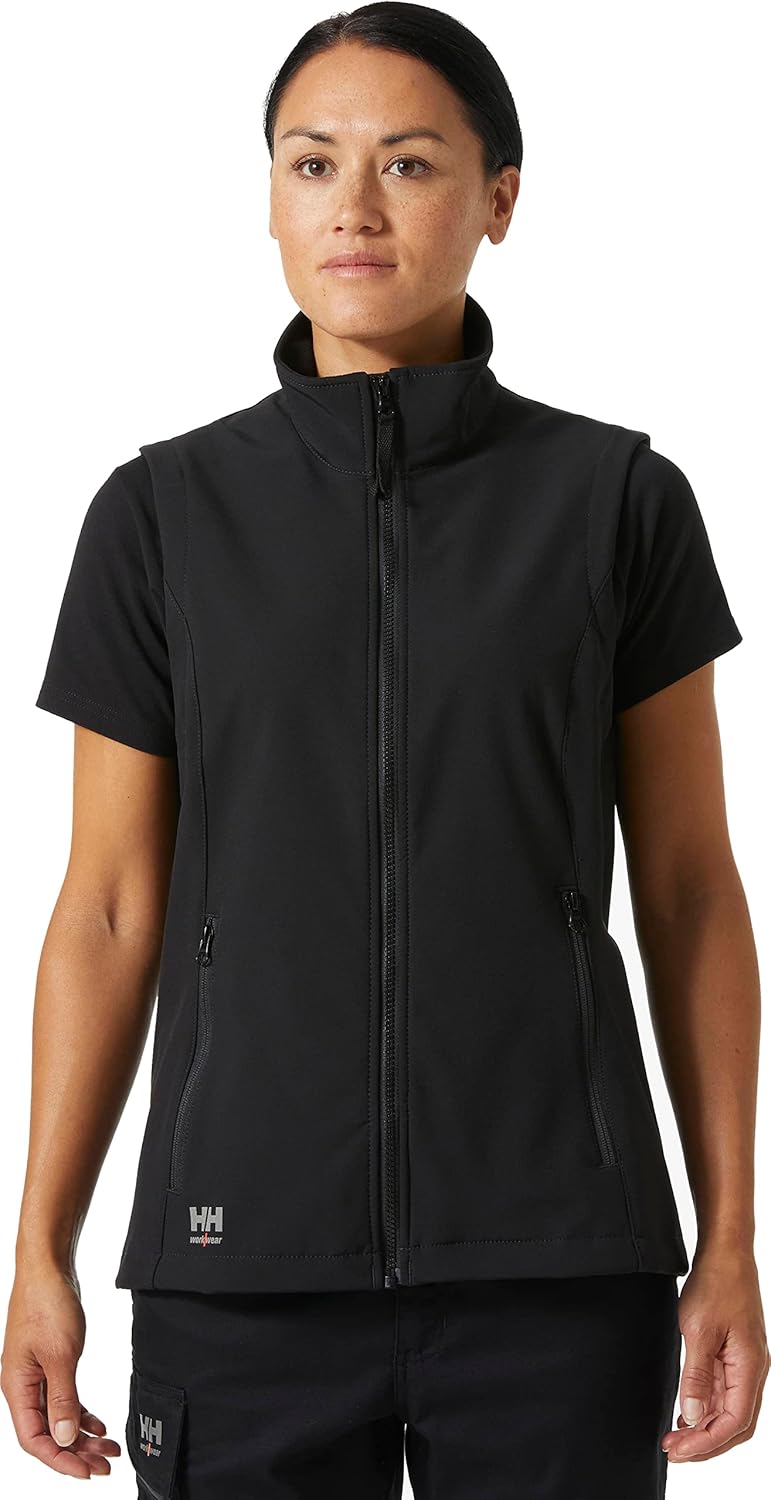 Helly-Hansen Women's Workwear W Manchester 2.0 Softs Vest, Black - Medium