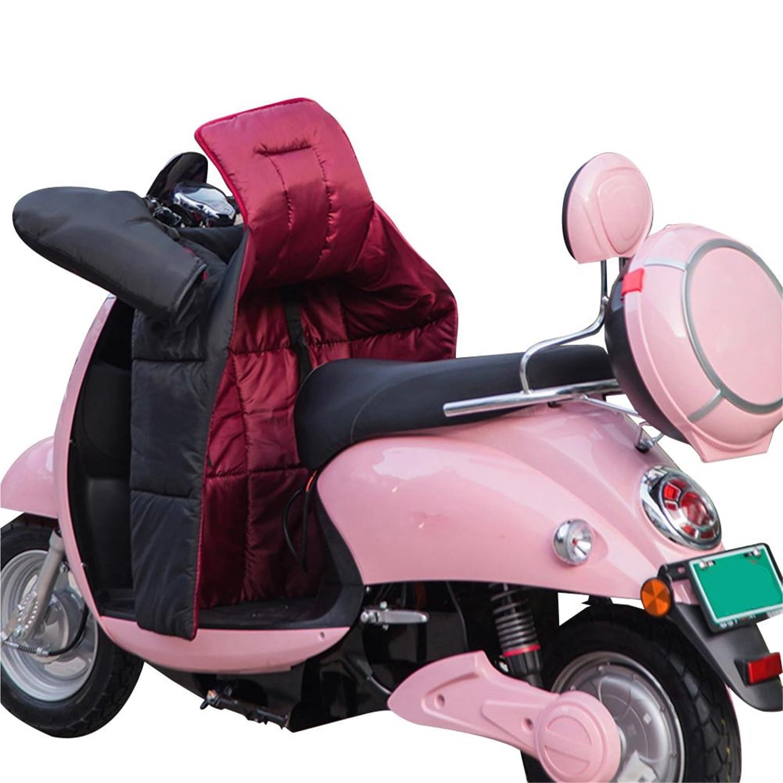 Scaldamuscoli per Moto Termico Copri Grembiule For Gamba Moto Con Manicotti Manubrio Nero Impermeabile Antivento Coperto Resistente Al Freddo Inverno Caldo Universale(C)