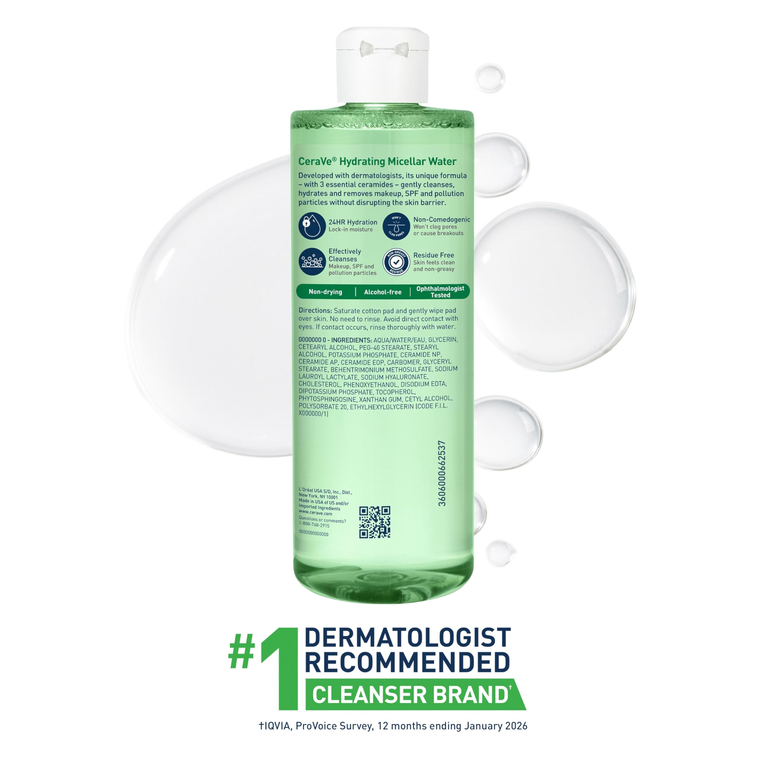 CeraVe Micellar Water - Gentle Makeup Remover -10