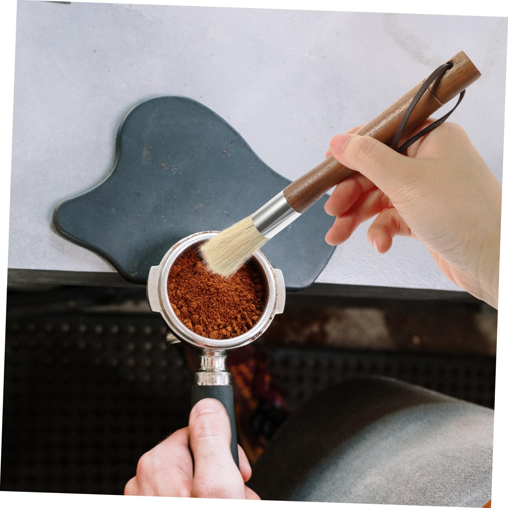 Amosfun 3 Piezas Cepillo De Limpieza De Cepillo Para Cafetera Maquinas De Espresso Herramienta De Limpieza De Cafetera Cepillo De Limpieza De Café En Polvo Cepillo De Cafe Melena
