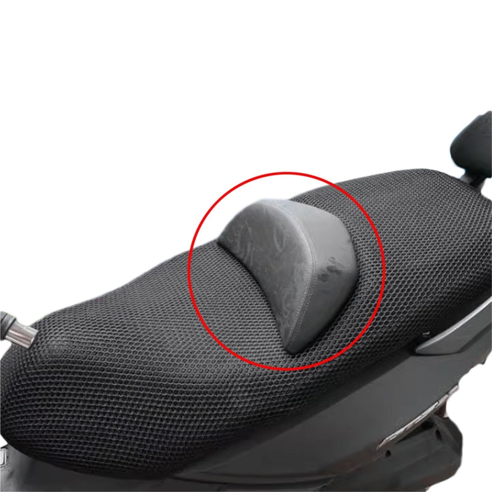 Moto 3D Protezione Solare Traspirante Maglia Di Cuscino Per Loncin Per VOGE SR4 MAX SR4MAX Tessuto Nylon Sella Copertura Della Sede