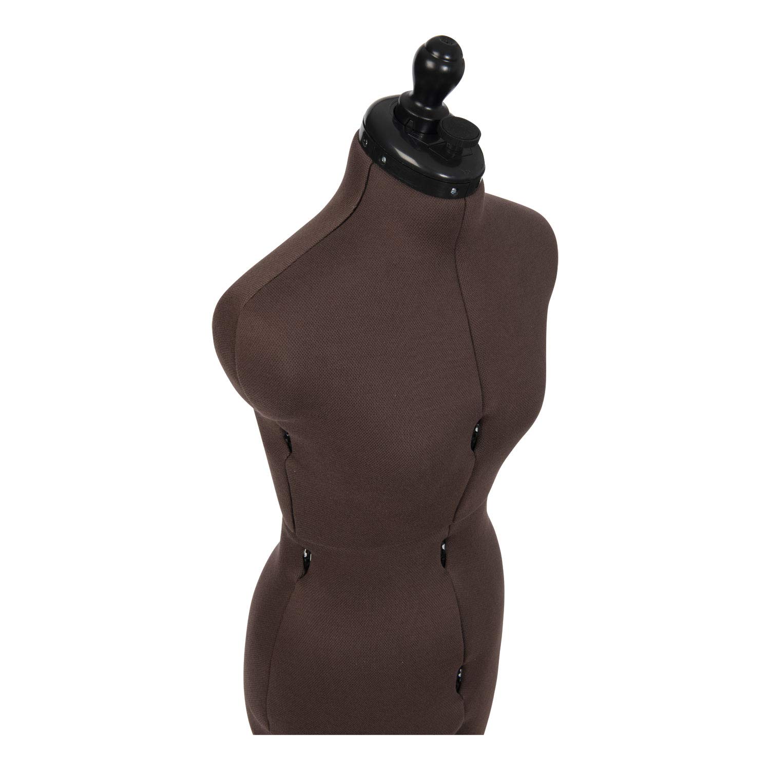 Adjustoform FG1101 Olivia 8-teilige verstellbare Kleiderform, Brauner strukturierter Polyester-Baumwollstoff, Small (UK Dress Size 10-16)