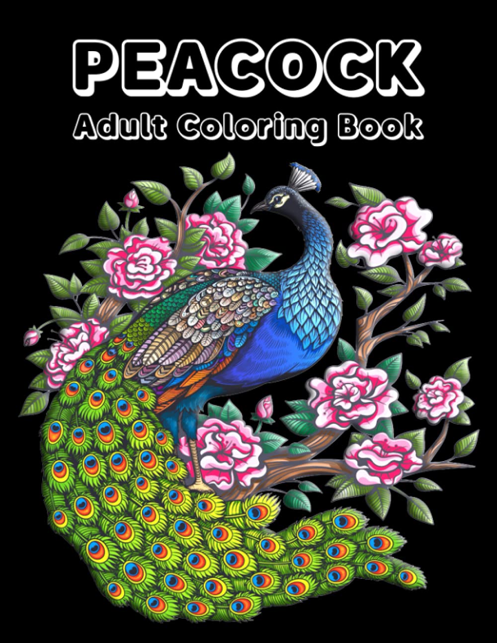 Peacock Adult Coloring Book An Adult Beautiful Peacocks Birds