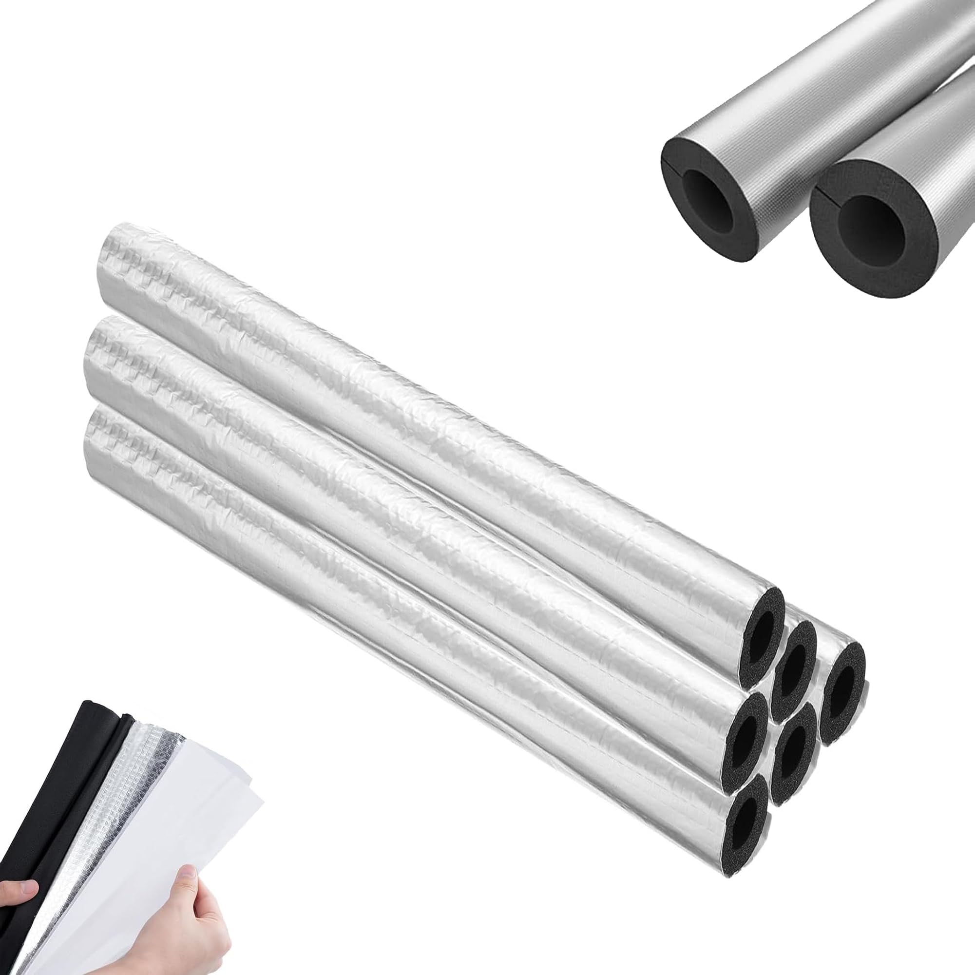 Ochrona przed zamarzaniem wąż izolacyjny z folii aluminiowej, wodoszczelna