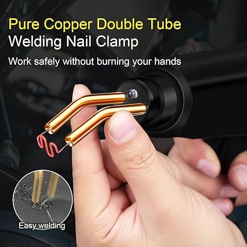 Miniatura 8 de Soldador de Plástico 200W, 2000 Piezas de Grapas 10 Piezas de Lijas, Kit de Soldadura de Plástico, Alicates Estuche de Transporte Personalizado,