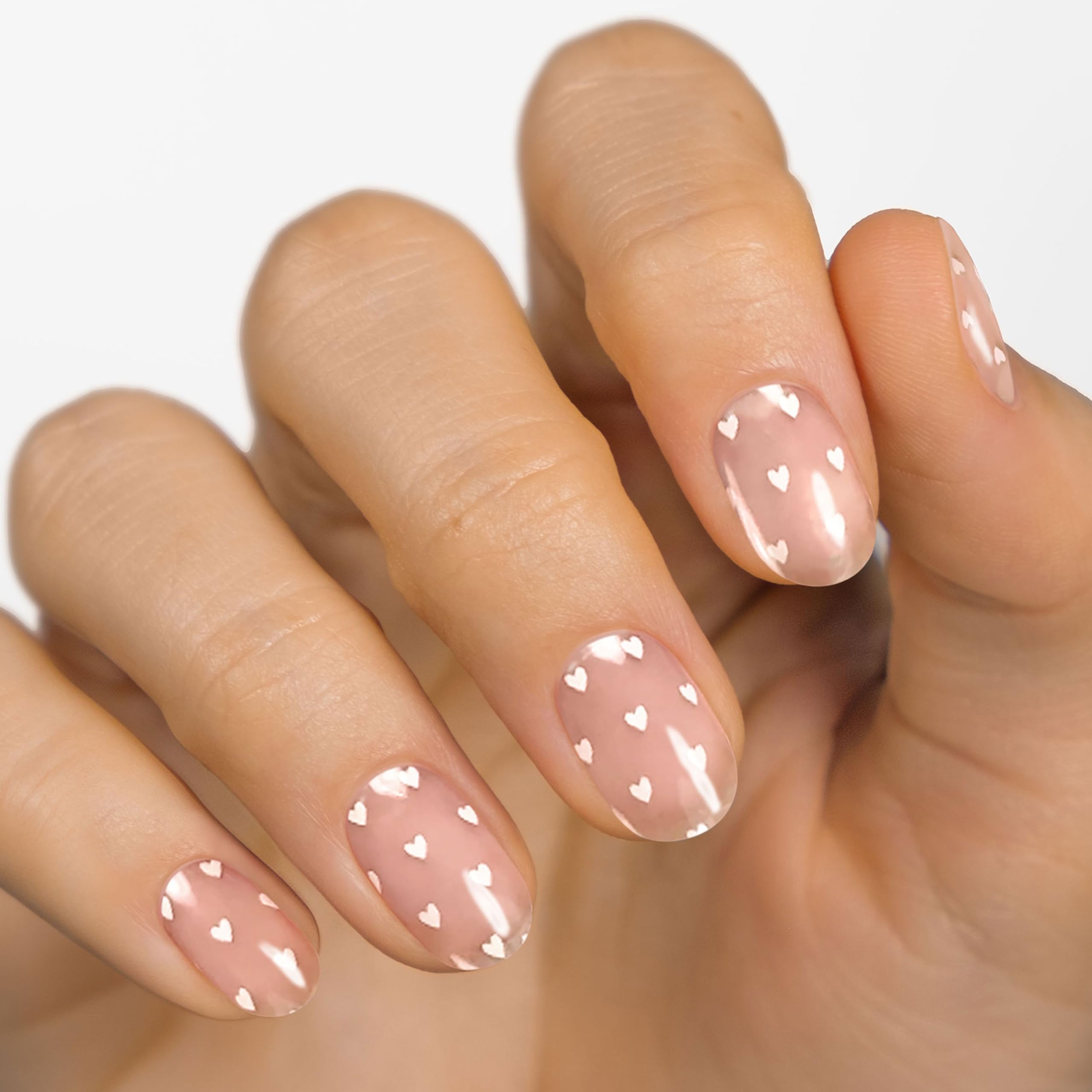 MOYOU LONDON Semi Cured Gel Nail Strips, 20 Pcs. Waterproof Gel Nail Wraps, Cures in Sunlight or UV/LED Lamp - Image 2