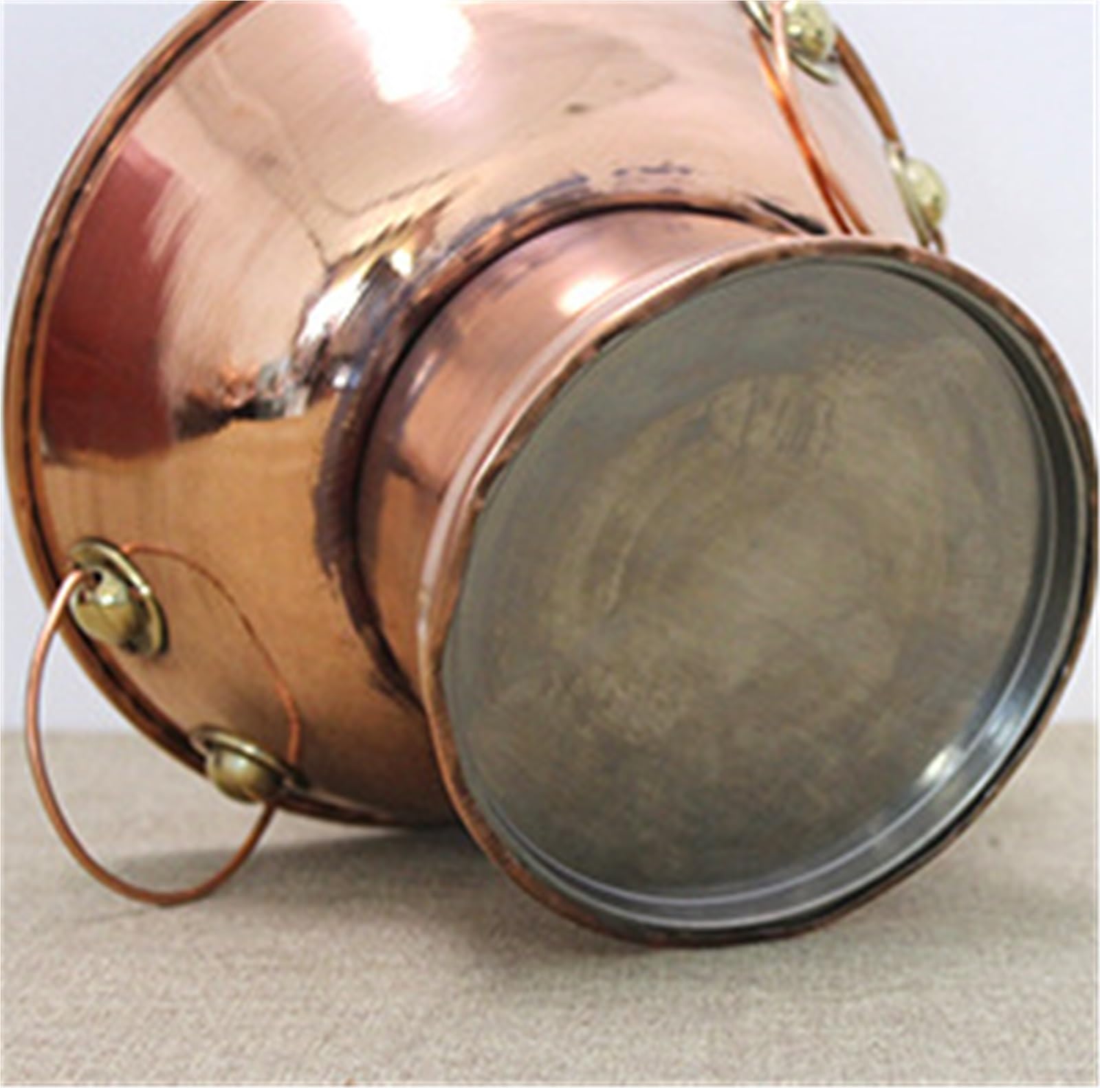 Tradizionali Shabu Carbone for Pentole Calde in Rame Caldaia A Fuoco in Pentola di Rame Fatta A Mano in Rame Puro Vecchio Stile di Montone Pentola per Zuppa(40cm)