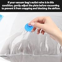 Vista 5 de Bomba eléctrica para bolsas de almacenamiento al vacío, bomba de aire para bolsas de almacenamiento, bomba de vacío portátil para varias bolsas