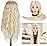 Beauty Star Mannequin Head with 80% Real Human Hair, Doll Head for Hair Styling, Cosmetology Training Manikin Practice Head with Clamp Stand and Braiding Kit (Suitable for Straightening, Curling)