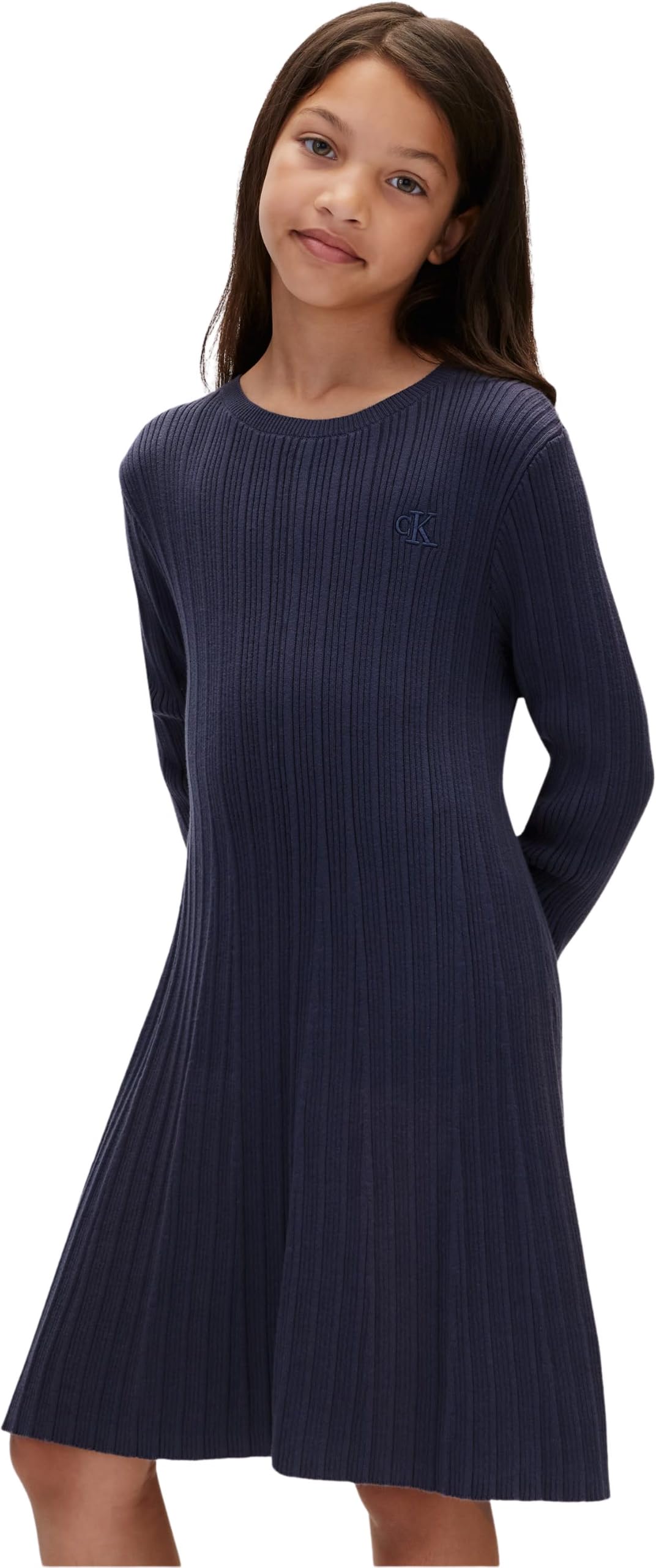Calvin Klein Chunky Rib Sweater Lvckfjf12g Suéter pulóver Niñas