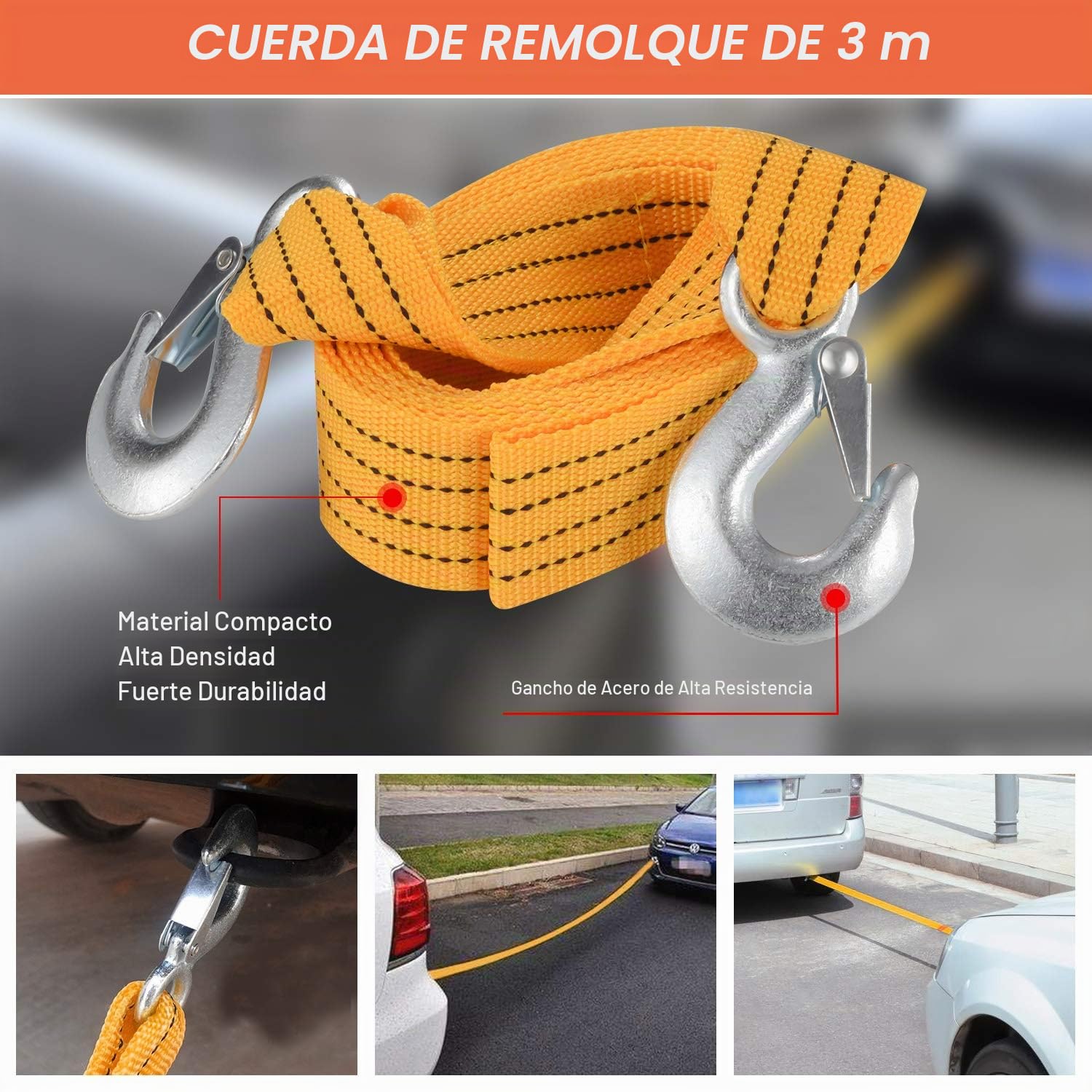 THINKWORK Kit de emergencia de coche para regalos de niña y mujer, kit de asistencia de emergencia rosa con puente de 10 pies, kit de primeros auxilios, martillo de seguridad