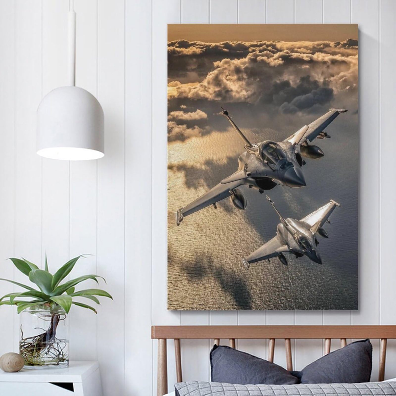 TOILE TABLEAUX AVIATION AVION DE CHASSE RUSSE 50X70 CM | UK