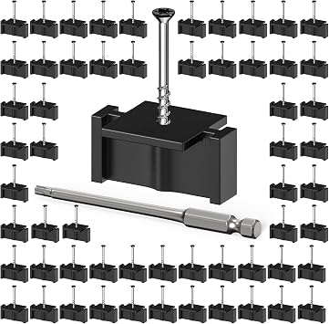 100PCS Hidden Deck Fasteners