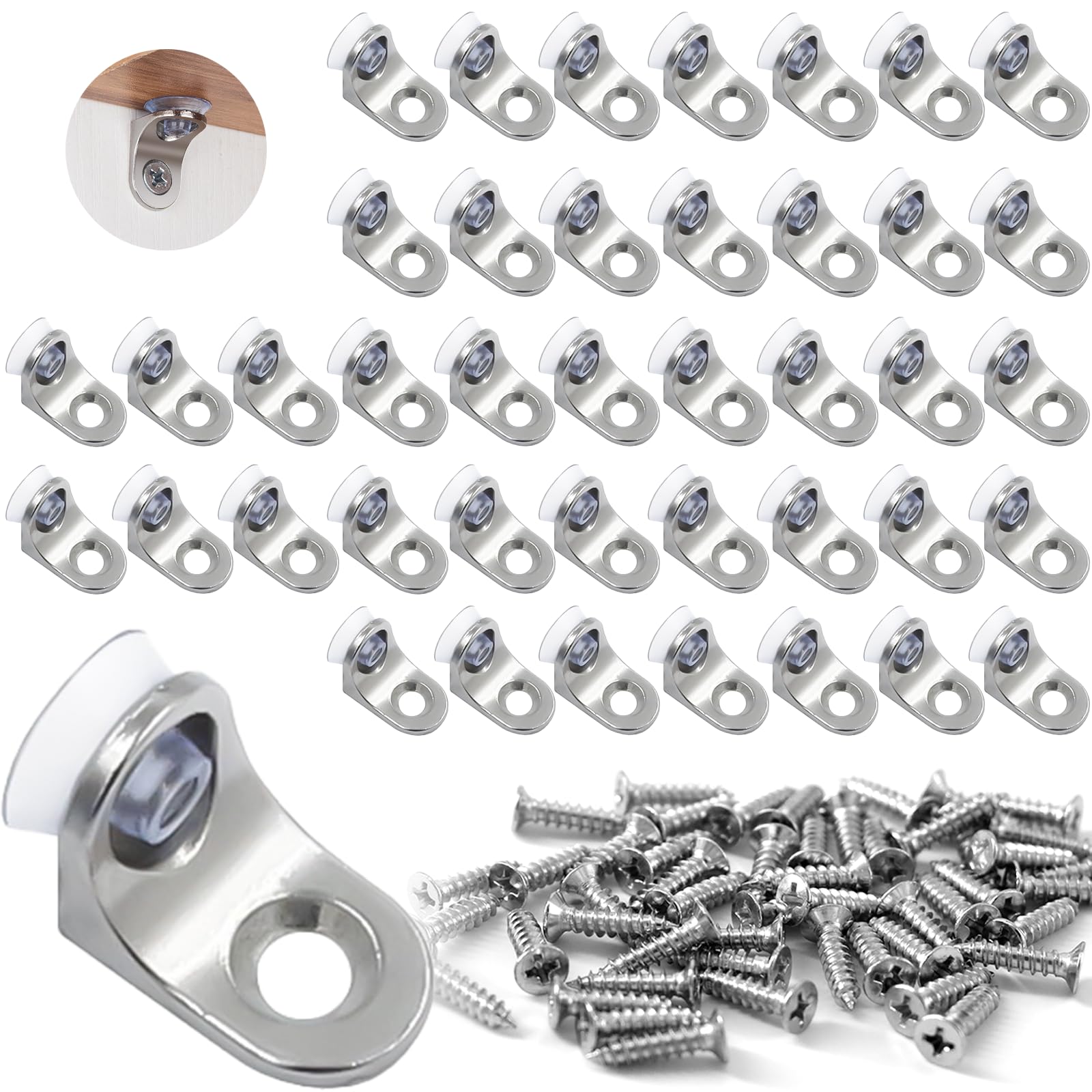 Aexit Supporto per mensole 4mm Pin Dia 5pcs per