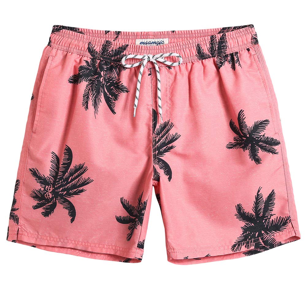 MaaMgic Swimming Trunks for Men and Boys, Swimming Shorts, Quick-Drying Surfing/Beach Shorts, with Mesh Lining, Reusable