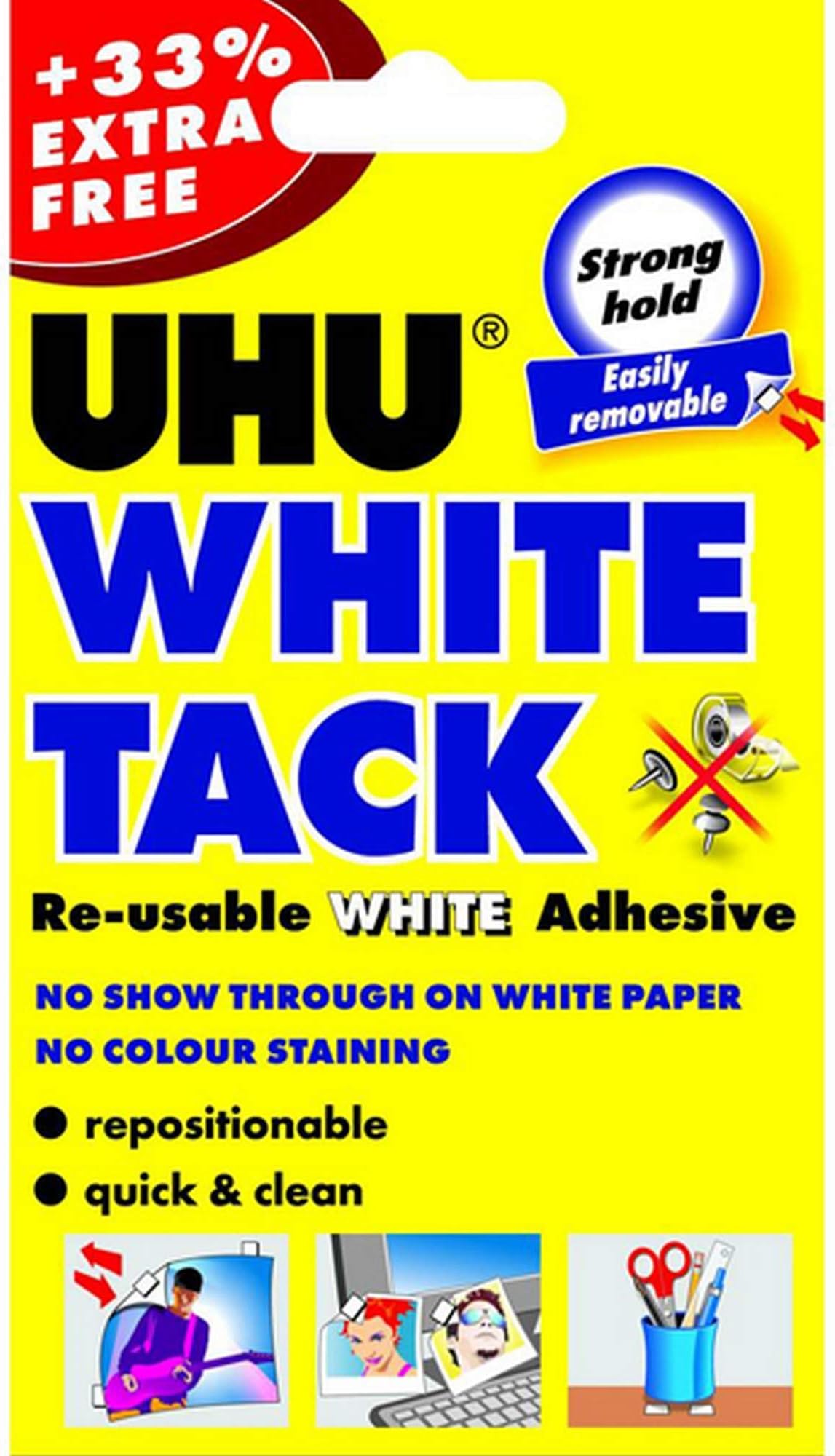 UHU White Tack Adhesive Handy Pack