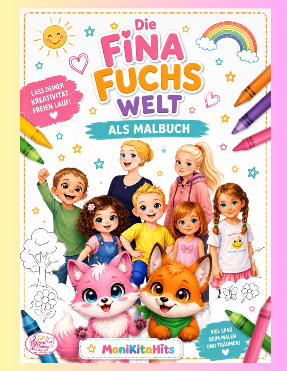 Die Fina Fuchs Welt als Ausmalbuch: Ausmalbuch mit über 50 Motiven