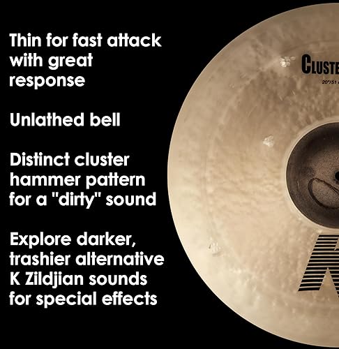 Miniatura 4 de Avedis Zildjian Company Clúster Crash Serie K - 20 pulgadas