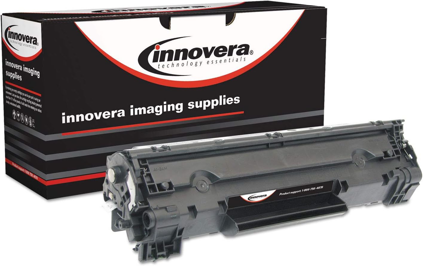 Innovera IVR137 Remanufactured Black Toner Replacement for 9435B001AA #137 2400 Page-Yield