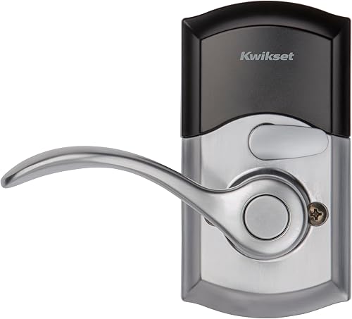 Miniatura 9 de Kwikset SmartCode 955 Pembroke Light Commercial - Palanca Electrónica con Teclado de 10 Botones, con Práctica Entrada sin Llave, 3 Años de Duración