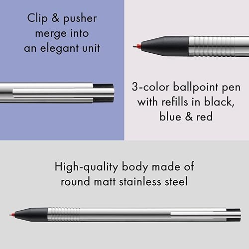 Miniatura 7 de LAMY L746 ST - Bolígrafo multifuncional tres bolígrafos negro mate importación auténtica