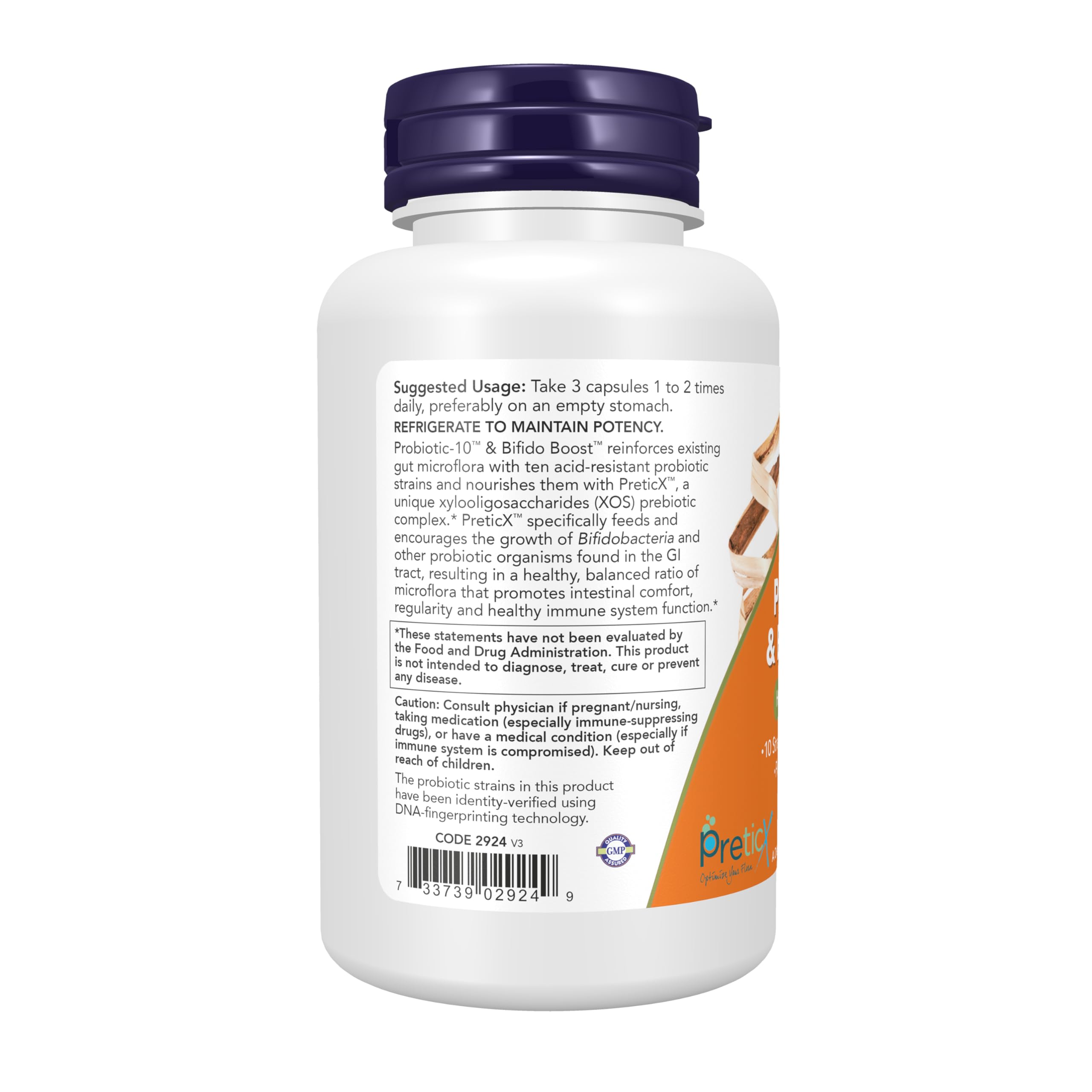Now Supplements, Probiotic-10™ & Bifido Boost™ with 10 Strains, 90 Veg Caps — Amazon image 3