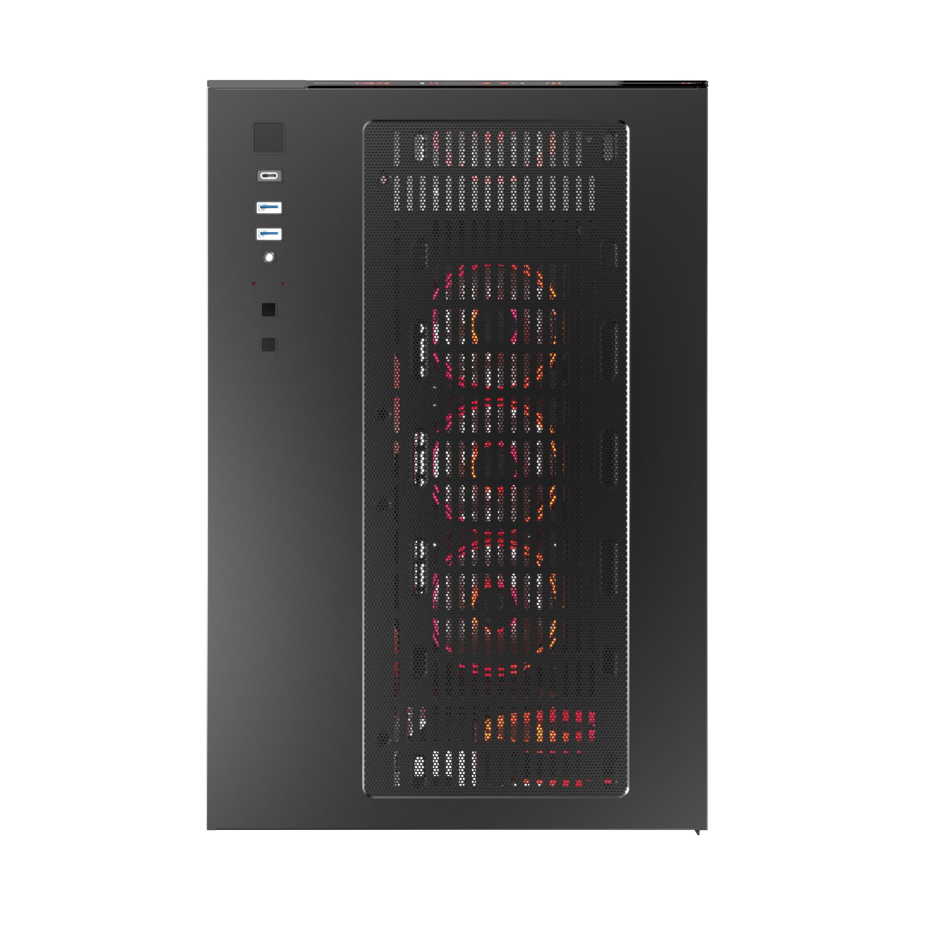 Mred - Pc Gamer Atx - Black Rgb Crystal Sea