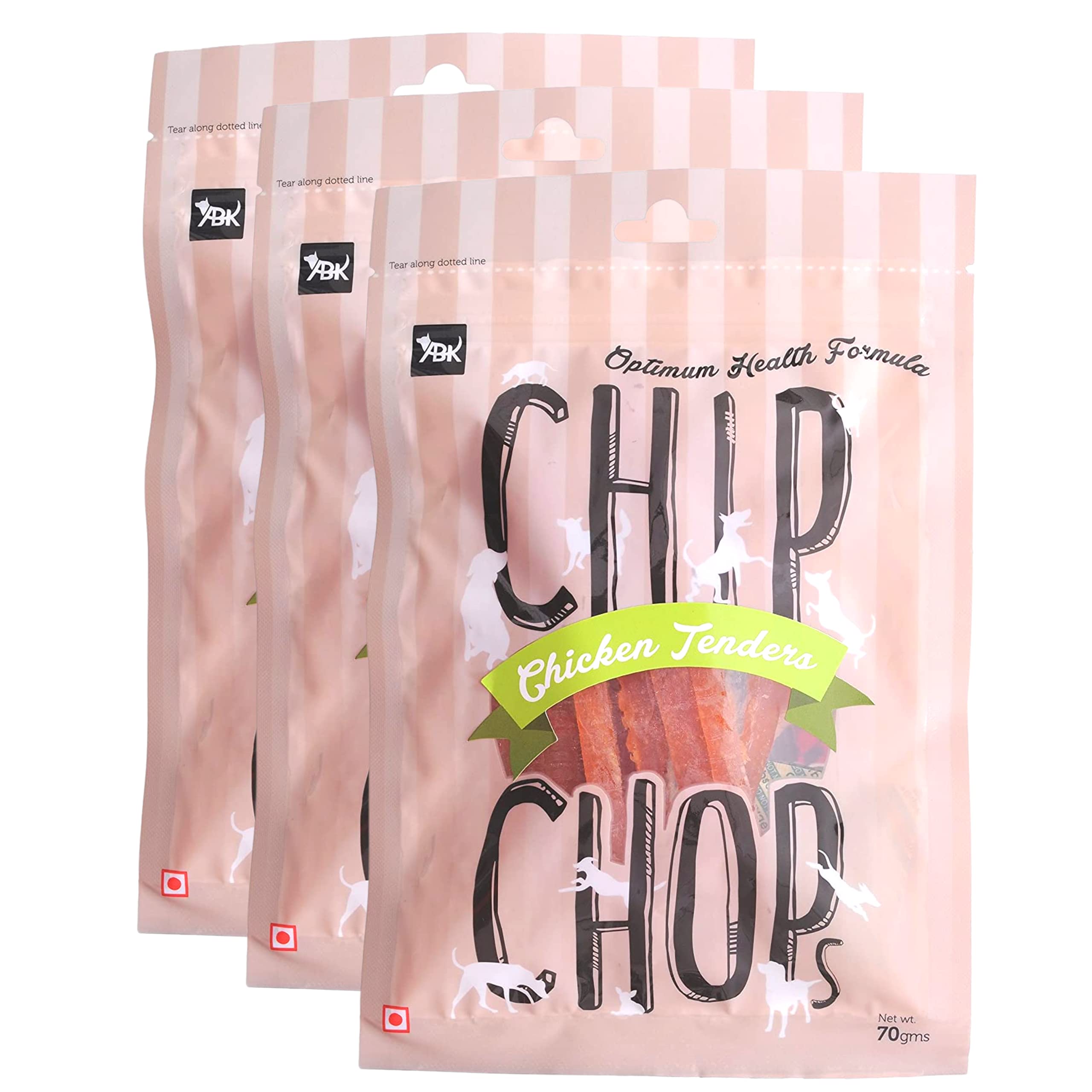 Chip Chops Chicken Tenders Dog Treats - 70g (Pack of 3) Healthy, Tasty, High-Protein Snacks for Training & Rewards | Suitable for All Breeds | Sold by Foodie Puppies with Free Keyring (B09DPBL3BX) Amazon Price History, Amazon Price Tracker