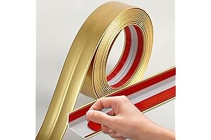 16.4ft Premium Peel N Stick Corner Molding in Matte Gold