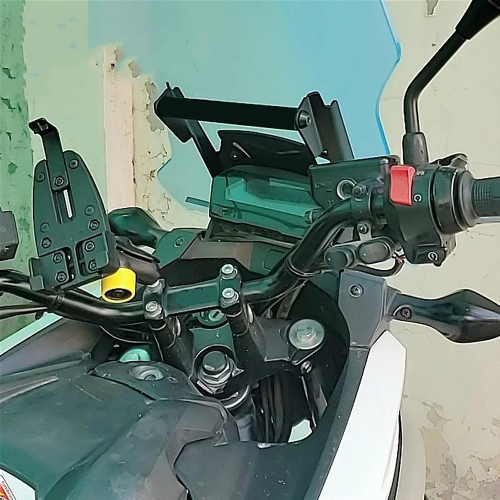 Support Navigation Moto pour NC750X 2016 – 2020, Support Téléphone 22MM Plaque Navigation GPS Accessoires Moto(Phone Holder)